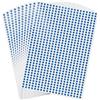 FINDAT 7000 PZ Adesivi Puntini Blu 6mm Etichette Codifica Colori Puntini Adesivi Impermeabili Autoadesivi Circolari per Scuola FAI DA TE Calendario