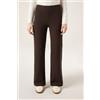 Calzedonia Pantaloni A Palazzo Con Cashmere Marrone