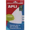 APLI - etichette 22 x 32 mm bianco