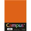 Oxford Plus Office - Carta colorata A4 100 unità, 80 g/m², 210 x 297 mm, carta A4 colorata, morbida al tatto, perfetta per rilegatura, ufficio, disegno e artigianato, colore: arancione neon