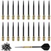 SJUNJIE Punte per Freccette Acciaio 20 Pezzi Freccette Professionali con 50 Anelli di Gomma, Filo Darts Strumento di Conversione, per Darts Punte di Ricambio, Accessori Freccettes Steel