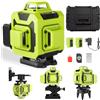 STANEW Livello Laser Verde Autolivellante 16 Linee 4×360° 4D, per Costruzioni e Ristrutturazioni (Kit livella laser)