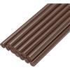 QUARKZMAN Mini Stick Colla a Caldo per Pistola Colla a Caldo 11mm x 200mm Marrone 12pz