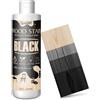 Vividye Mordente per Legno (Nero), 250ml Colorante per Legno a Base D'acqua per Mobili da Interno ed Esterno, Armadi, Porte e Altro - Asciugatura Rapida, Inodore e non Tossica, Facile da Applicare