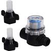 BOROCO Filtro Pompa Acqua, Prefiltro Ingresso per Camper Trasparente Facile da Pulire Compatibile con Pompe a Membrana filtro pompa acqua camper