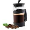 RAINBEAN Pressa per caffè Cafetiere da 8 tazze, caffettiera francese caffè filtrato, tè sfuso e schiuma di latte, con triplo filtro in acciaio inossidabile, 1000 ml / 34 oz, Nero