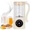 LMTNNB Macchina per latte di soia automatica 9 in 1, 1400 ml, con autopulente, 16 lame per latte di mandorle, latte d'avena, latte vegetale, succo con timer di ritardo 24 ore, acqua bollente e mantenimento