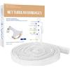 LINXIU Fascia elastica in rete, 7 m x 2,5 cm, fascia elastica per ferite e polsi