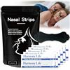 Bodiiwuliu Set da 30 Cerotti Nasali per Sport Neri, Cerotti Nasali Antirussamento, Alivia la Congestione Nasale, Comfort per Tutta la Notte, per Corsa, Ciclismo, Fitness e Tennis(Nero)