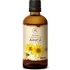 AROMATIKA trust the power of nature Olio di Arnica 100 ml - Estratto di Fiori di Arnica Montana - 100% puro e naturale - Olio cosmetico - Olio da massaggio - Oli naturali per la cura della pelle - Cura del corpo