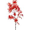 lvifloae 83 cm di Lunghezza Simulato Foglie di Acero Steli Rami per Decorazione Realistico Ramo di Acero Artificiale Ornamento per la Decorazione Domestica Decorazione del (Rosso)
