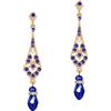 Coucoland Orecchini da donna in stile retrò anni '20, ispirati a Great Gatsby, 3.5 cm