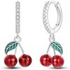 NARMO Ciondolo Orecchini di Goccia 925 Orecchini in Argento Sterling per Le Donne Cubic Zirconia Ciondolo Orecchini Luna e Stella Orecchini Sogno Catcher Orecchini per Le Donne