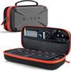 TRANSNOVO Capacità Elevata Custodia Compatibile con Nintendo Switch 2 Modella & Caricatore (2025), [Versione Plus] Portatile Protettiva Case Rigido da Viaggio per Switch 2 Console Accessori, Nero