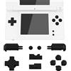 eXtremeRate Tasti Pulsanti Set Ricambio per Nintendo DS Lite,Tasti ABXY D-pad R L Power Volume per Nintendo DS Lite NDSL Console(NON Include Console)-Nero
