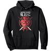 Buddy Tees Felpa con Cappuccio Oni Demone Giapponese di Buddy Tees - Unisex Adulto - Nero - Small