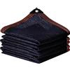 IMSGVIFO Rete di Ombreggiatura,Protezione Solare Telo Ombreggiante Occhiellato,80-90% Effetto Ombreggiante Tenda da Sole,Rete Parasole Nera per Giardino Pergola Serra Pollaio Piante da Patio, 1.5x3m