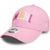 New Era 9Forty Strapback - Cappellino da donna Miami Rose, Rosa, Taglia unica