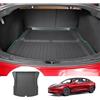 GAFAT Nuovo Tesla Model 3 2026-2024 (Standard & Premium) Tappetino per Bagagliaio, Facile da Piegare, Model 3 Highland 2025 TPE Tutte le Stagioni, Bordo Alto Scan Originale 3D, Facile da Pulire
