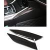 SHSBSCAR Copertura Laterale in Fibra di Carbonio per Pannello di Controllo Centrale, Adatta per BMW G20 G21 G22 G23 3/4 Serie 330i M340i (2019-2025), ABS Accessori Interni Auto