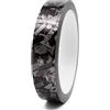 Finest Folia - Strisce decorative in carbonio forgiato per auto, camion, moto, barche, modellismo, fai da te, 8,5 m, autoadesive, resistenti agli agenti atmosferici, colore: nero/argento carbonio