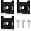 Rylae Batteria Auto Metallo Fissaggio Antivibrazione Bracket, Morsetto a Batteria, 3 pezzi, con vite, Pannello Morsetto Batteria con viti