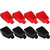 HuaLiSiJi Copri Terminali Della Batteria Copri Batteria Auto Copriterminale Batteria, per Moto Auto Camion Marine Barca Camper (B-8 pezzi)