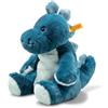Steiff Peluche Stegosaurus Spott, dolce animale di stoffa per bambini, ragazzi e ragazze, Friends, pupazzo di 28 cm, blu medio, 087868