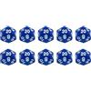 LifgWas Dadi poliedrici D20 per giochi da tavolo DND RPG (blu)