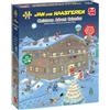 Jan van Haasteren Puzzle natalizio calendario dell'Avvento 2025 - Set puzzle giornaliero 24 giorni, puzzle 54 pezzi per adulti - Scheda riciclata Jigsaw - conto alla rovescia con scene divertenti e