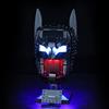 GEAMENT Set di Luci LED Compatibile Con LEGO Cappuccio di Batman (Batman Cowl) - Kit Di Illuminazione per DC 76182 Modello da Costruire (Modello di mattoncini non incluso)