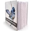 Wanderings Album da Acquerello a Fogli Staccabili - 20x20cm - Album d'Arte Premium con Carta Bordo Sfrangiato Fatta a Mano 350 GSM Grana Fine per Scrapbooking