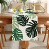 DecorMommt Runner Tavola Moderno 40 x 140 CM Verde Runner da Tavolo Lino Lavabili Centrini Moderni per Mobili Camera da Letto Rettangolare Runner Tavolo per Compleanni Matrimoni Feste Vacanze Decorazione