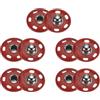 QUARKZMAN 5 Set Bottoni Automatici a Pressione 19mm Bottoni a Pressione da Cucire Metallo Accessori per Chiusura Borse Vestiti Jeans Cucito Artigianale, Rosso