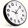 ACCSHINE Orologio da parete senza ticchettio, silenzioso, 30 cm, moderno, al quarzo, grande, funzionamento a batteria, stereo, facile da leggere per camere, casa, cucina, camera da letto, ufficio