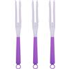 BOXOB 3pz Manico Spolverino, Staccabile Ricariche per Spolverino Duster Handle Plastica Manici Estesi Mocio Impugnatura Bacchetta per Una Pulizia Facile (Viola)