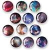 GEFIRE Calamite Frigorifero12 Pezzi Calamite Bambini 30MM Bambini Magneti Frigo Calamite Frigorifero Particolari Frigo Adatte a Lavagne Frigoriferi Foto (Cielo Stellato)