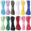 Kaiyzo 12 Pezzi 3mm x 5m Corda In Finta Pelle Scamosciata Colorata Per Braccialetti, Collane, Gioielli Fai Da Te E Perline, Con 100 Clip