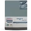 SETEX Lenzuolo con Angoli Elasticizzati in Flanella 1210 100200 407 294 (SE0) Elastici, Cotone, Giada Scuro, 140 x 200 cm