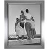 Malden Uptown Matte Silver with Silver Fashion Metal Frame, Metallo, Silver, 8x10