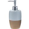 Spirella Dispenser di Sapone in Ceramica Siena Bianco e Beige