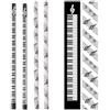 Yuiturt Set di 4 matite musicali HB, per spartiti musicali, cancelleria standard per musicisti e studenti, per prendere appunti, per pianisti e compositori