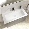 Villeroy & Boch Somera lavabo integrato, con 1 foro rubinetteria La: 100 P: 50 cm, 5A72A2RW, Somera stone white [Lavabi > Lavabi Integrati]
