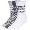 adidas Mixte enfant YOUTH GIRLS LEO 3PP SOCKS, Aurora Onix/Wonder Sage/white, 4-5 Years