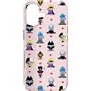 Disney Custodia per iPhone 17 Disney Villains Kawaii Chibi Cuori Rosa