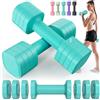 Sportneer Set di manubri da donna, regolabili, da 0,9 a 2,3 kg, set di manubri 4 in 1, pesi compatti per donne, casa, palestra, allenamento fitness (blu)