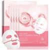 HOUSN Maschera Collagene Viso,Maschera Viso,Lot Di 4 Pezzi,Face Mask Hydrogel Idratante Di Notte,Idratazione Profonda,Cura Leggera E Rinfrescante,Texture Della Pelle Più Raffinata,Per Pelli Secche E Spente