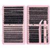Aomig Kit di Extension per Ciglia, Lash Extension, 621 Pcs DIY Eyelash Estensione, Kit Estensione Ciglia per Principiante, Uso Personale e Domestico(8-16 mm)