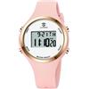aswan watch Orologi da donna per sport all'aria aperta con sveglia/calendario/retroilluminazione/cronometro/cronografo, orologio digitale regalo per ragazze e donne, 18-rosa, Classico