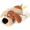 Iokheira Giocattolo interattivo di peluche per cani, Chien à mâcher agressif,gioco di tiro alla fune con squittio